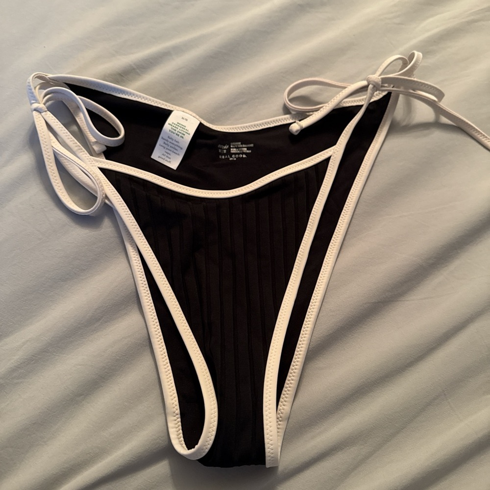 Aerie Contrast Trim Bikini Bottom